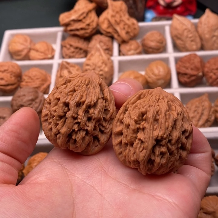 把件文玩核桃麦虎头36