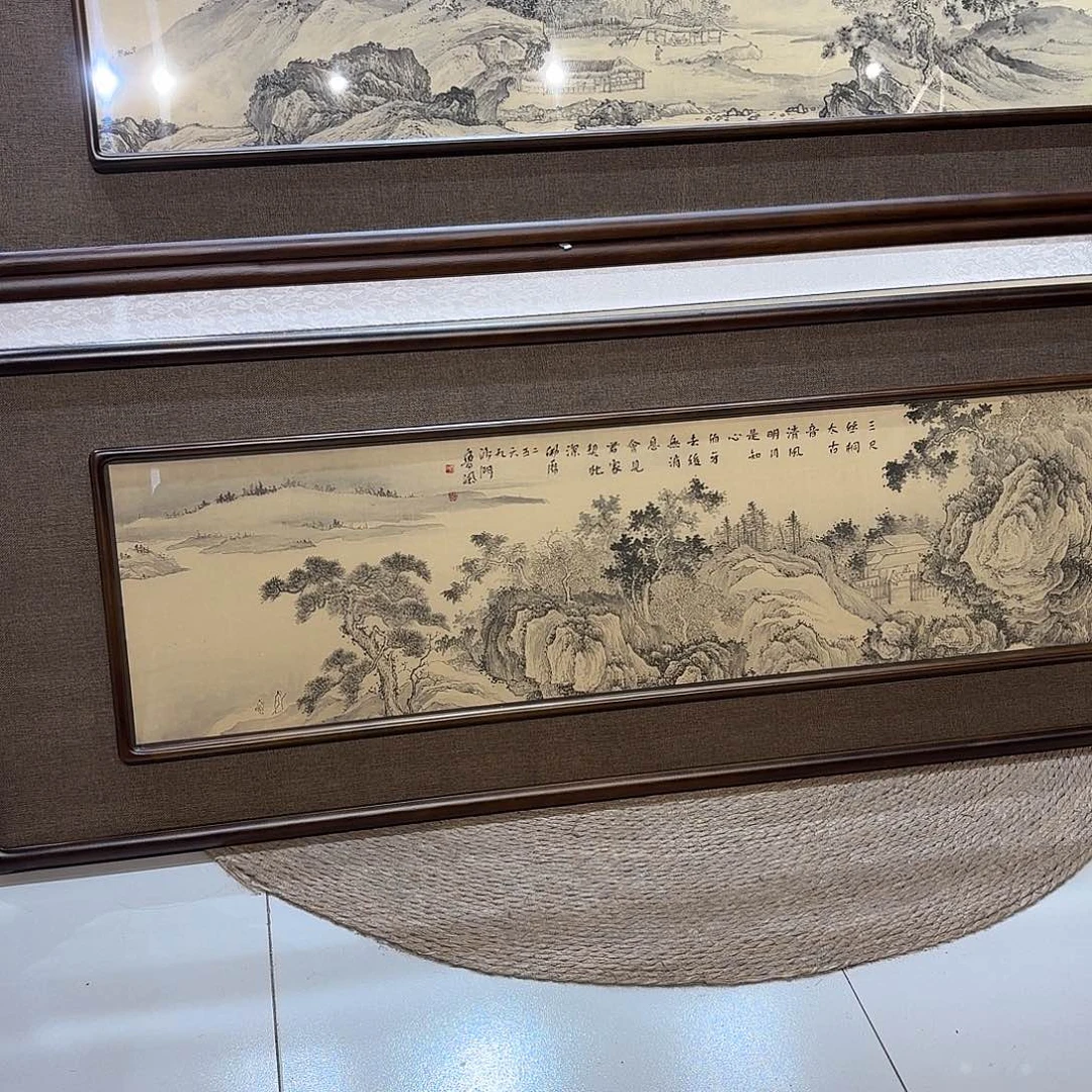 天***火国画真人手绘作品