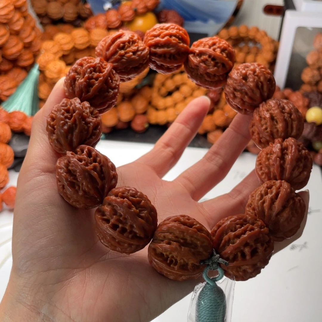 文玩核桃手串至尊西瓜纹