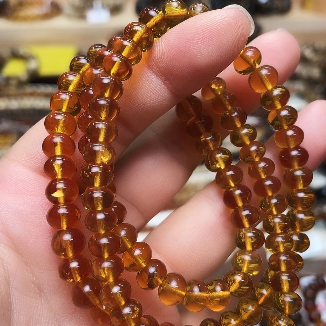 未镶嵌琥珀裸石七