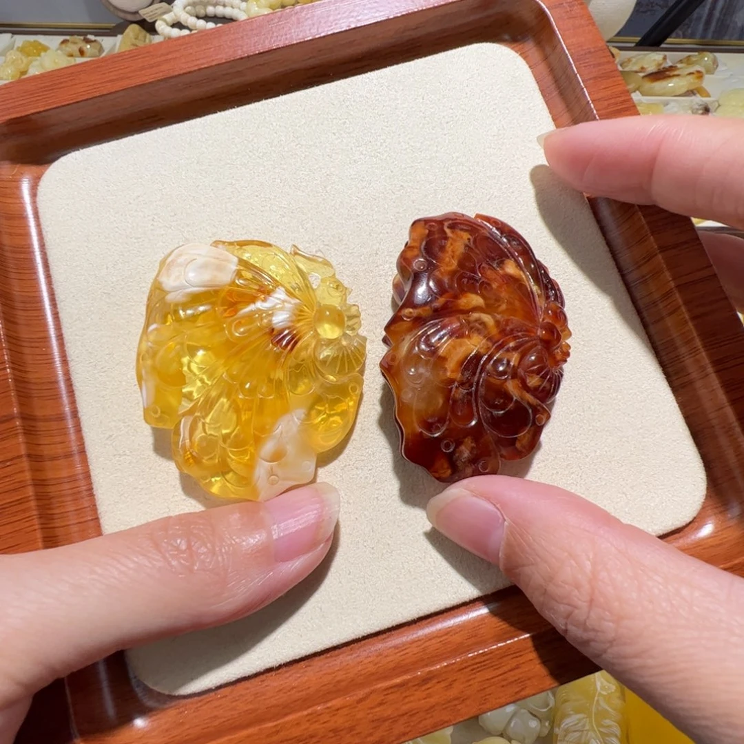 琥珀未镶嵌裸石蜜蜡