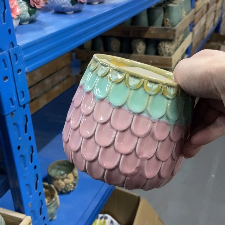 陶瓷花盆单场满9.9发11*11.5