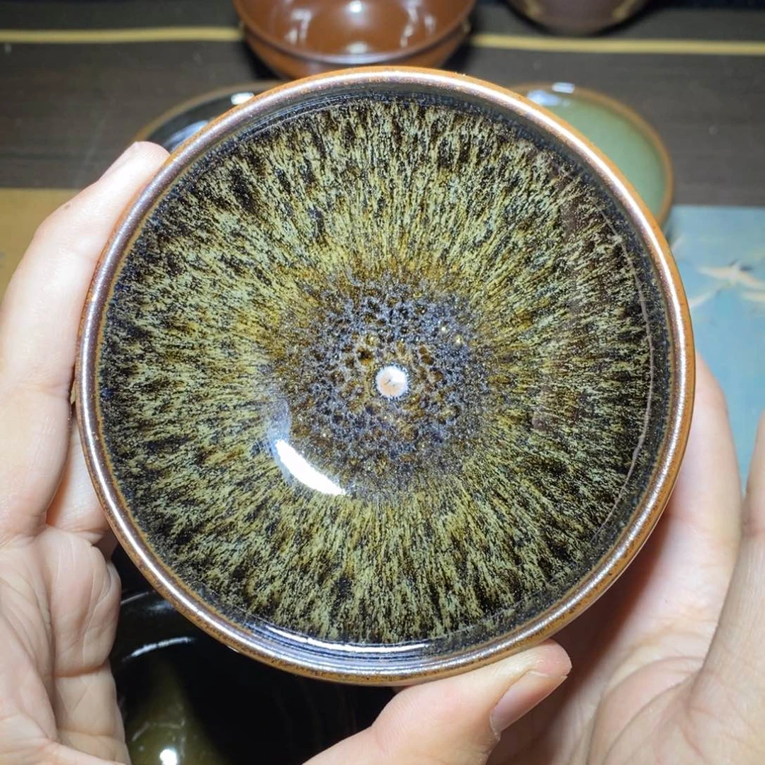 建盏龙窑柴烧手工草*村
