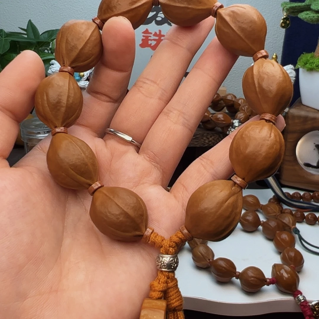 搁****手串/手链橄榄核梅林铁核19×25鲨鱼背去霜