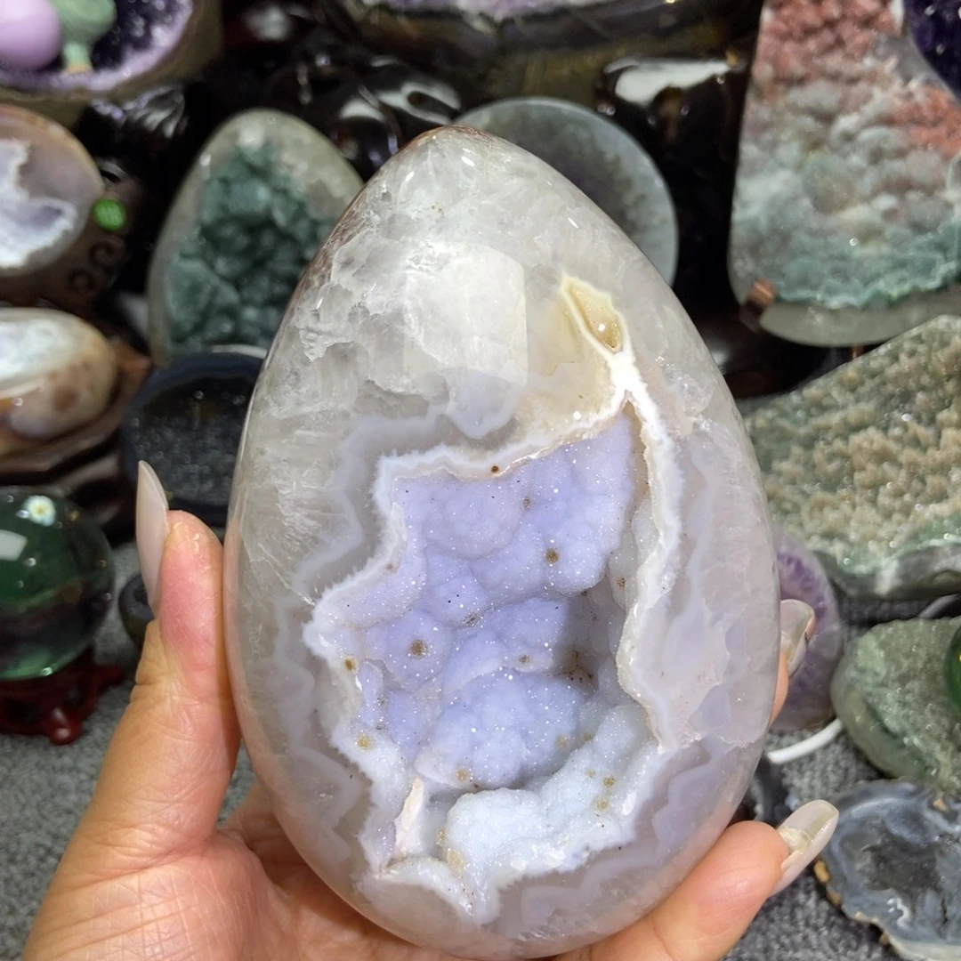 未镶嵌紫晶摆件水晶