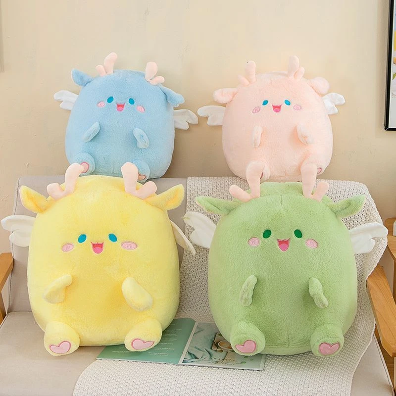 可爱胖墩墩毛绒玩具少女公仔布娃娃玩偶睡觉男女生日礼物墩墩龙玩