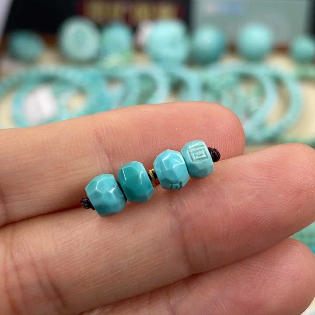 绿松石银S925镶嵌颈饰