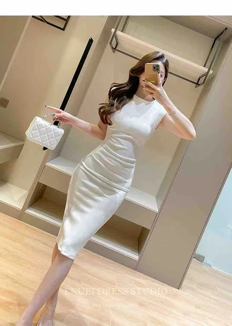 2025夏季新款高档气质修身轻奢V领蝴蝶袖包臀裙2449