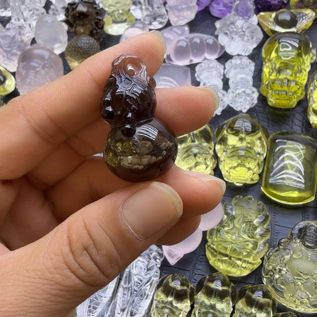 水晶吊坠(不含链)未镶嵌