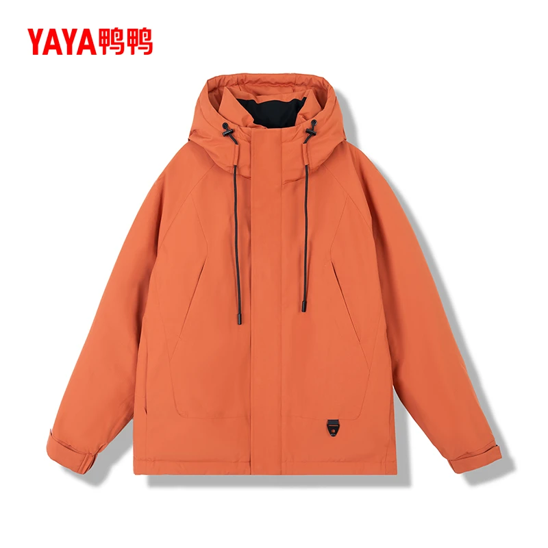 YAYA/鸭鸭运动户外时尚休闲男女同款保暖宽松羽绒服M5731Q