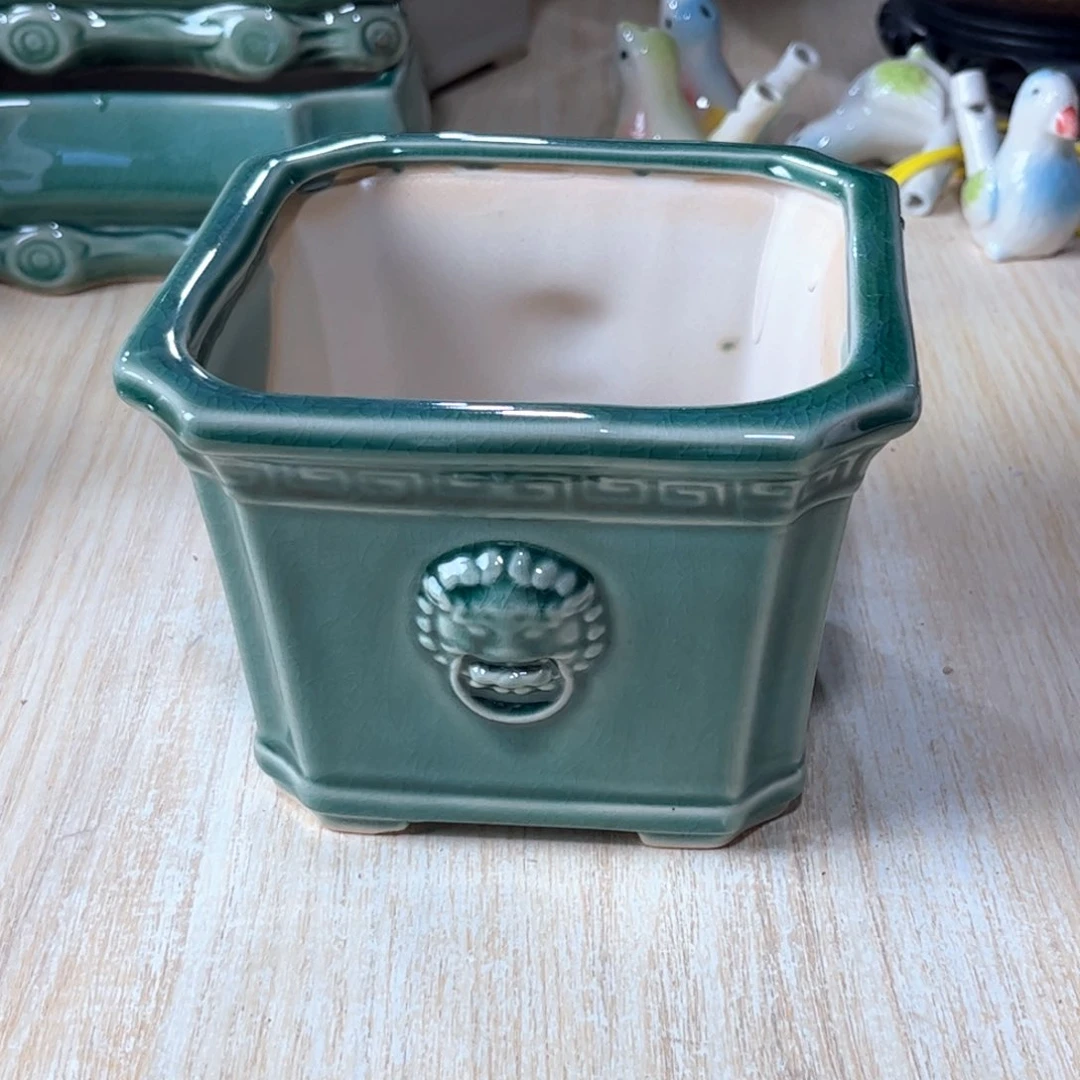 口径   13*9.5陶瓷绿植多肉微瑕花盆