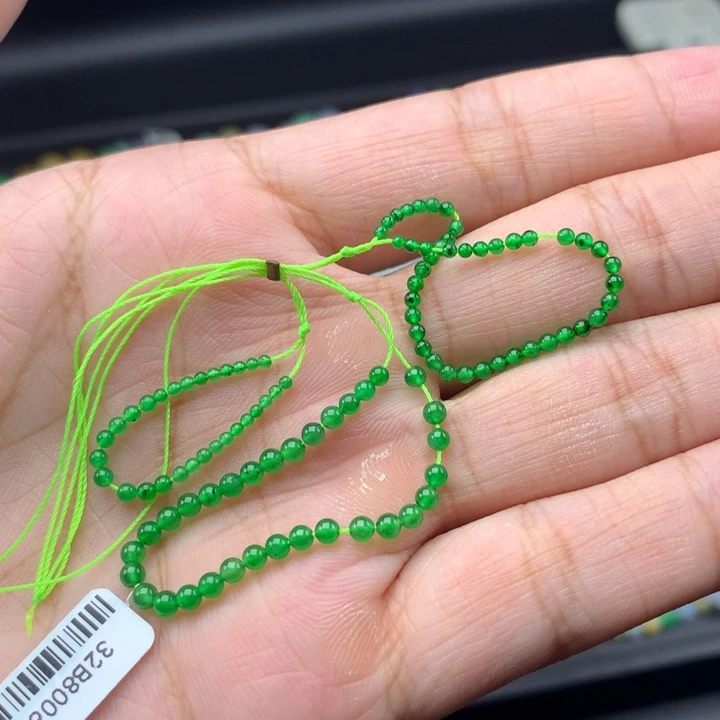 翡翠未镶嵌毛衣链