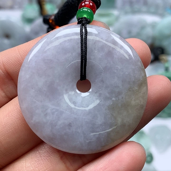 翡翠未镶嵌颈饰平安扣福利