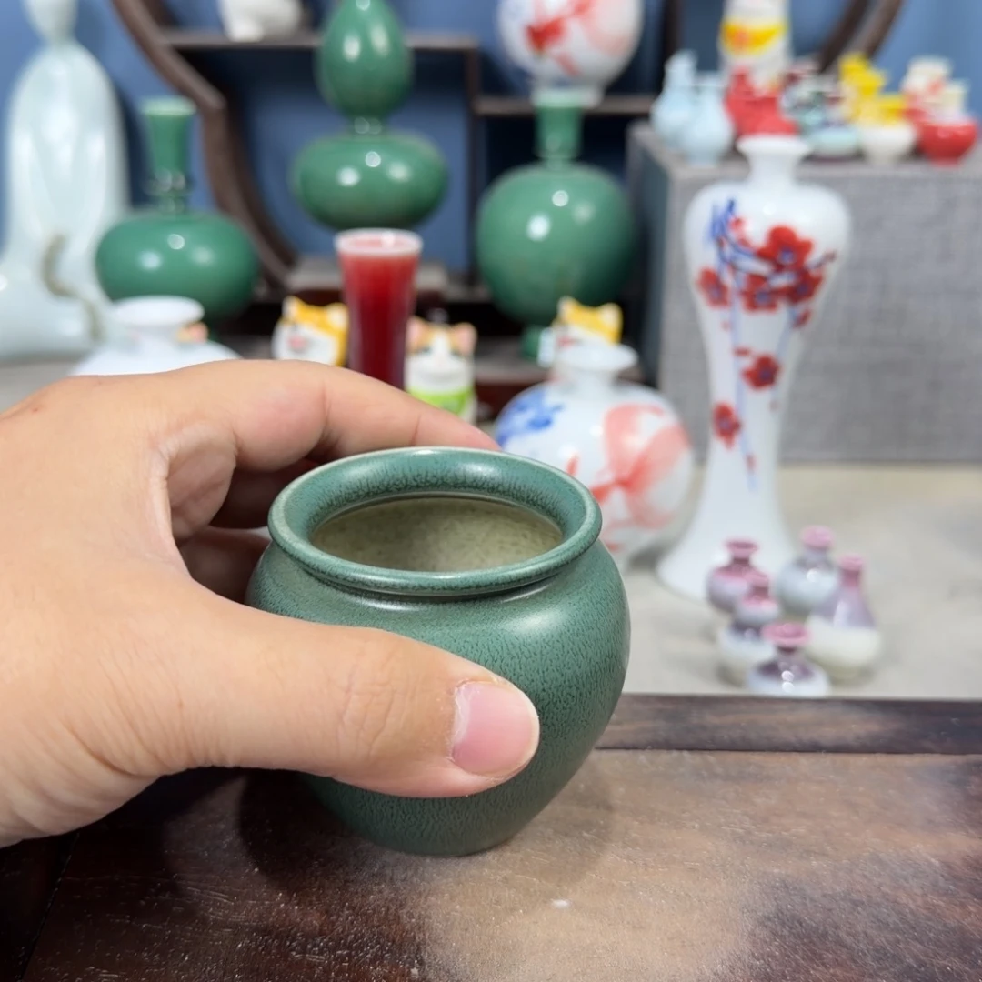 陶瓷手工小花器摆件