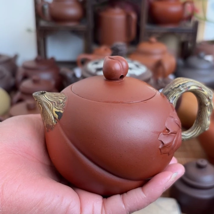 山***虎茶壶紫砂原矿紫砂原矿紫砂