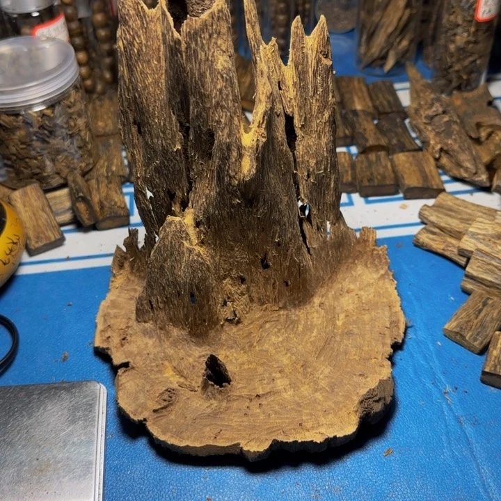 木释*慕手工艺雕根雕木方板材84克