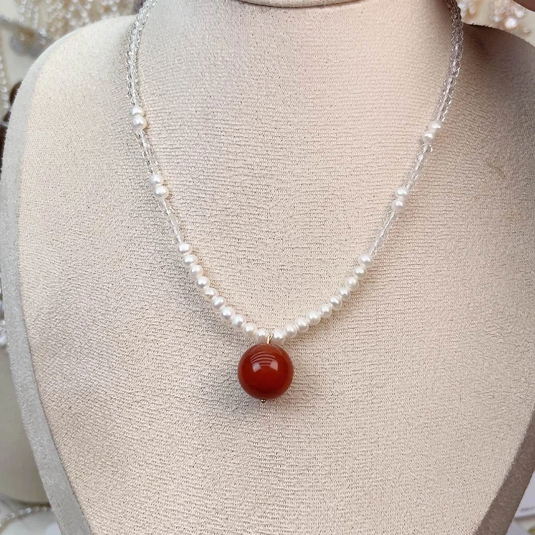 颈饰未镶嵌淡水珍珠
