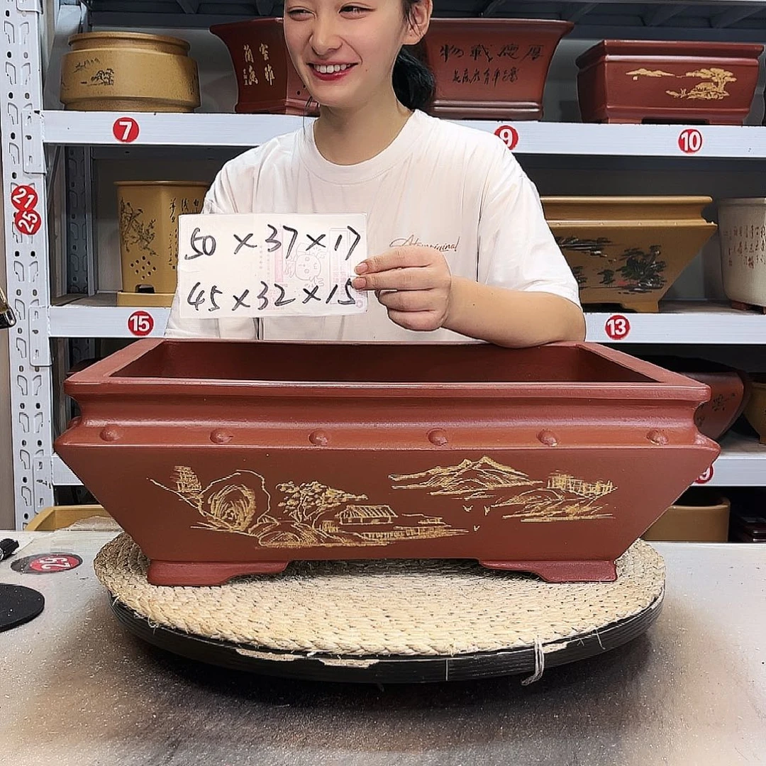 紫砂花盆紫砂花盆