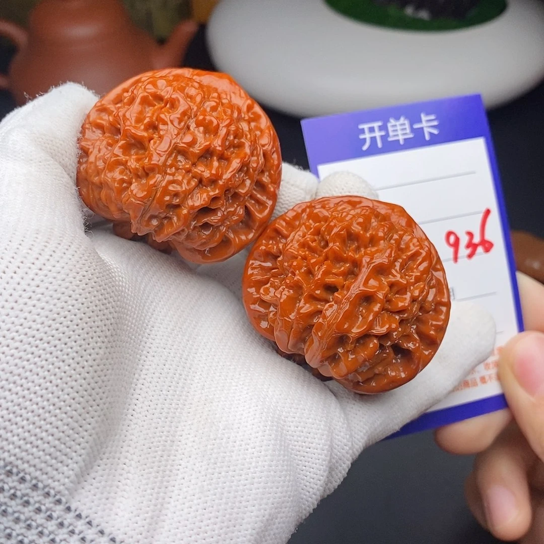 文玩核桃把件47官帽936
