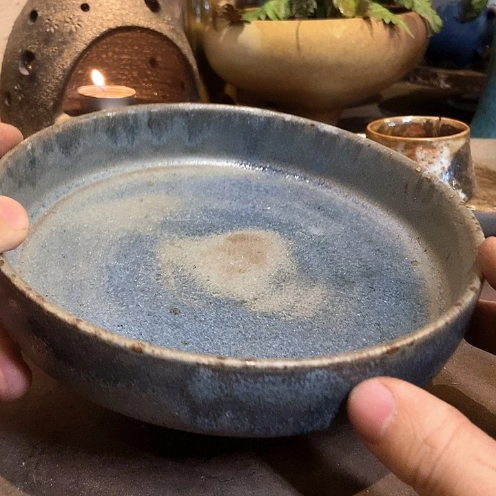 杯子手工高温原矿窑变