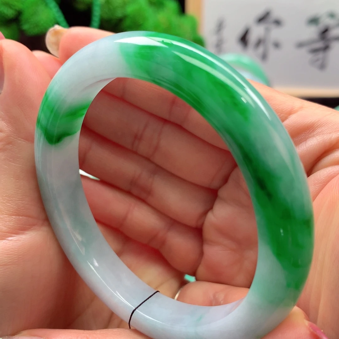 未镶嵌手镯翡翠小****」缅甸60圈口