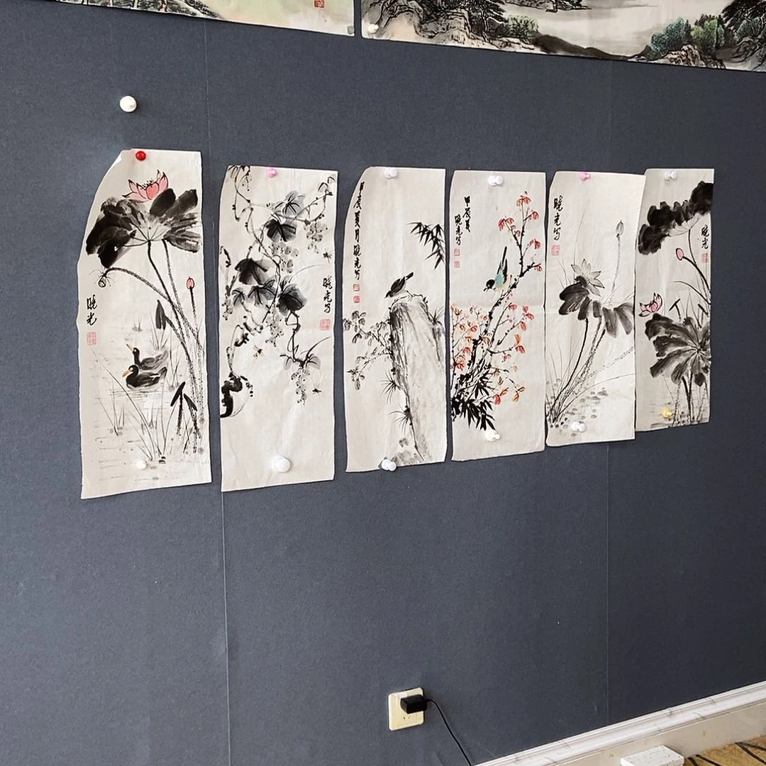 国画聆****声24/68王晓光手绘画心