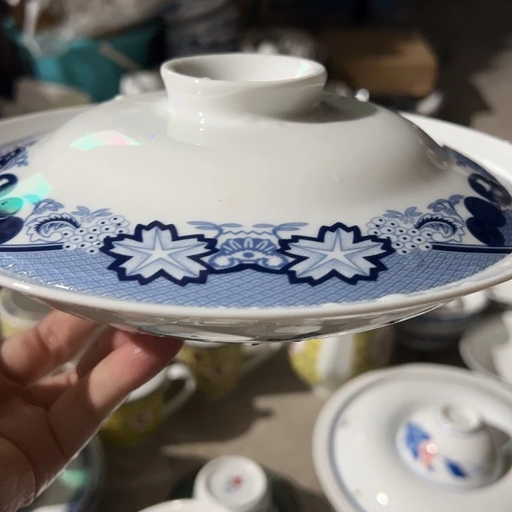 八寸古典园林飞碟老标