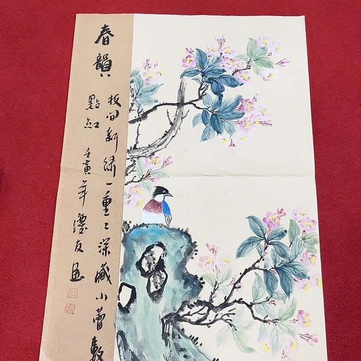 国画手绘图是真的美呀我