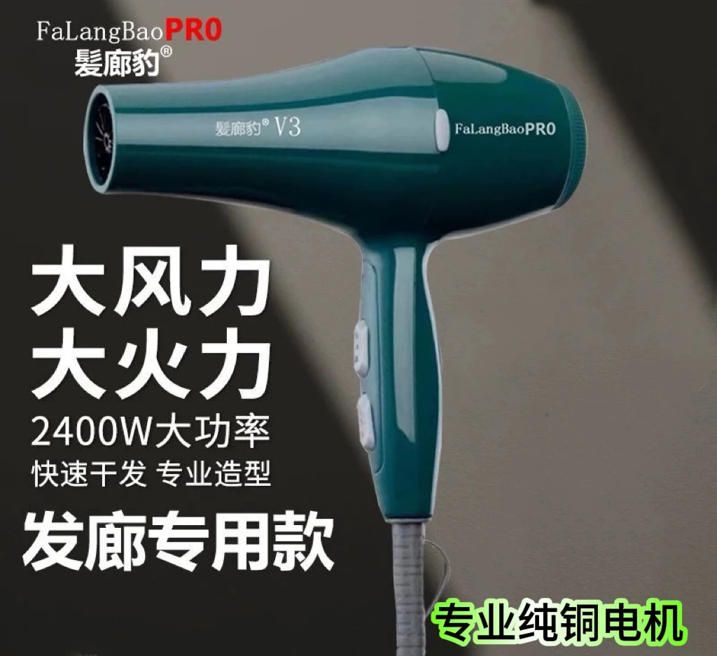 发廊专用吹风机大功率轻巧耐用小型真人发丝假发