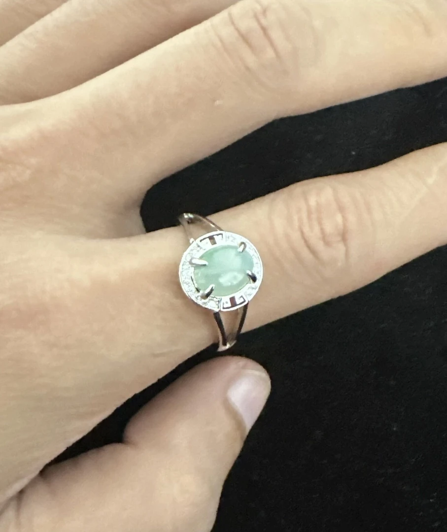 冰飘花戒指饰品