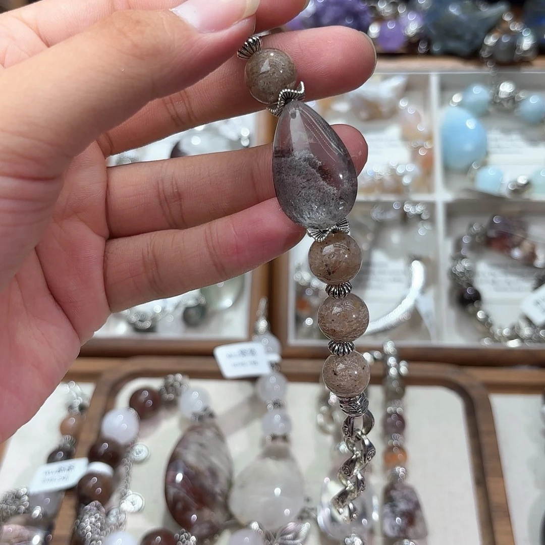 水晶手串合金水晶