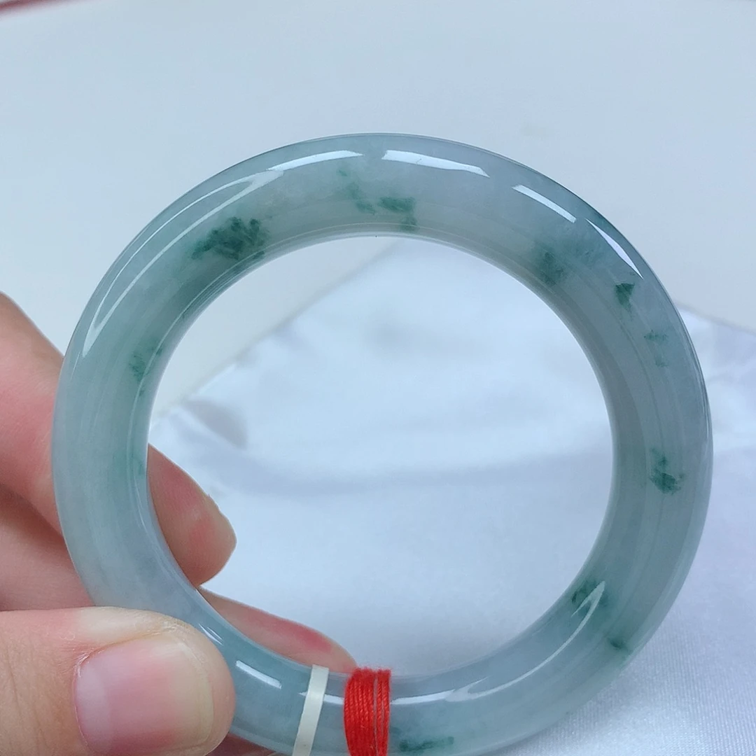 未镶嵌手镯翡翠54圈口