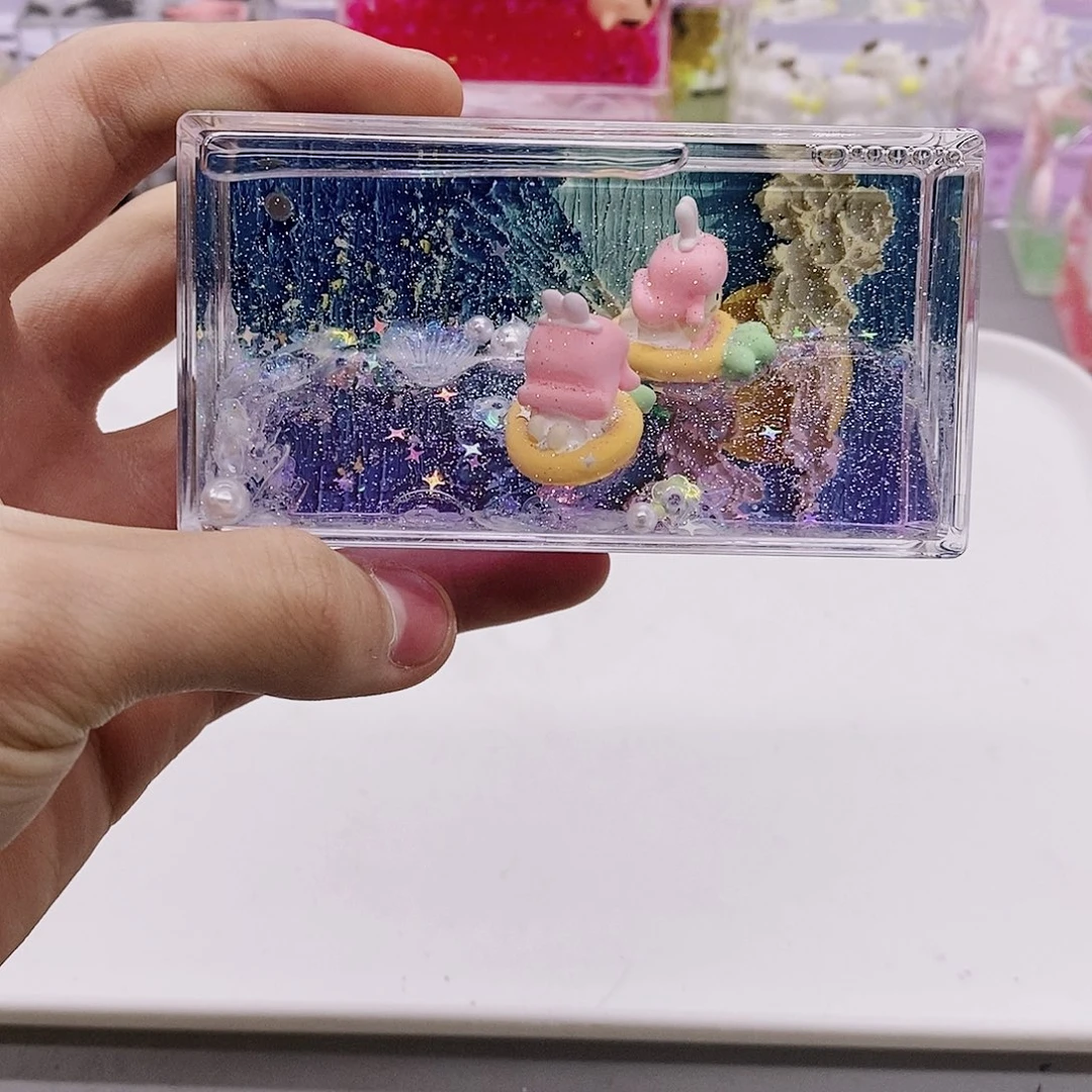 有机玻璃长条流沙瓶