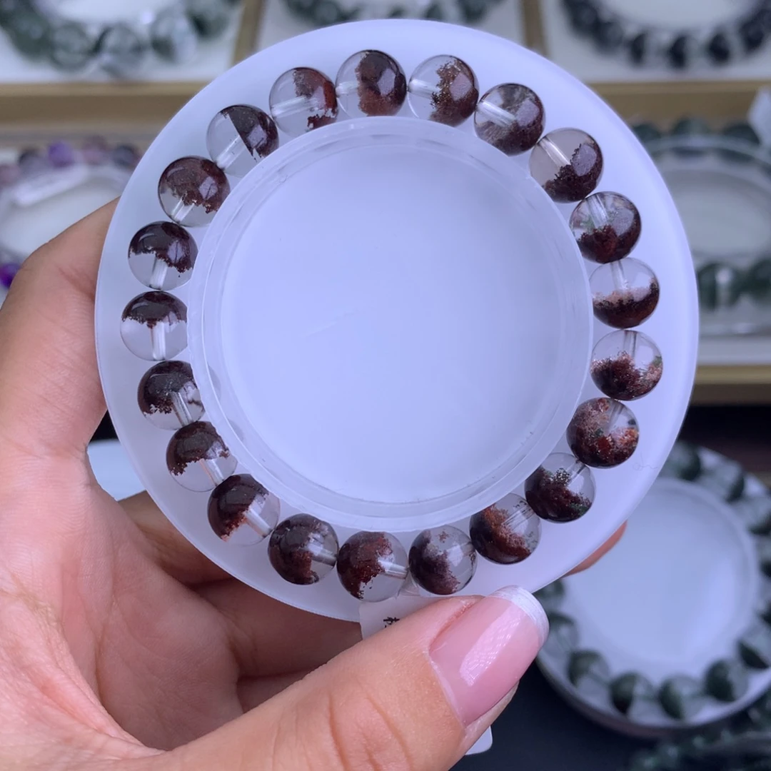 水晶手链未镶嵌花****猴红幽灵