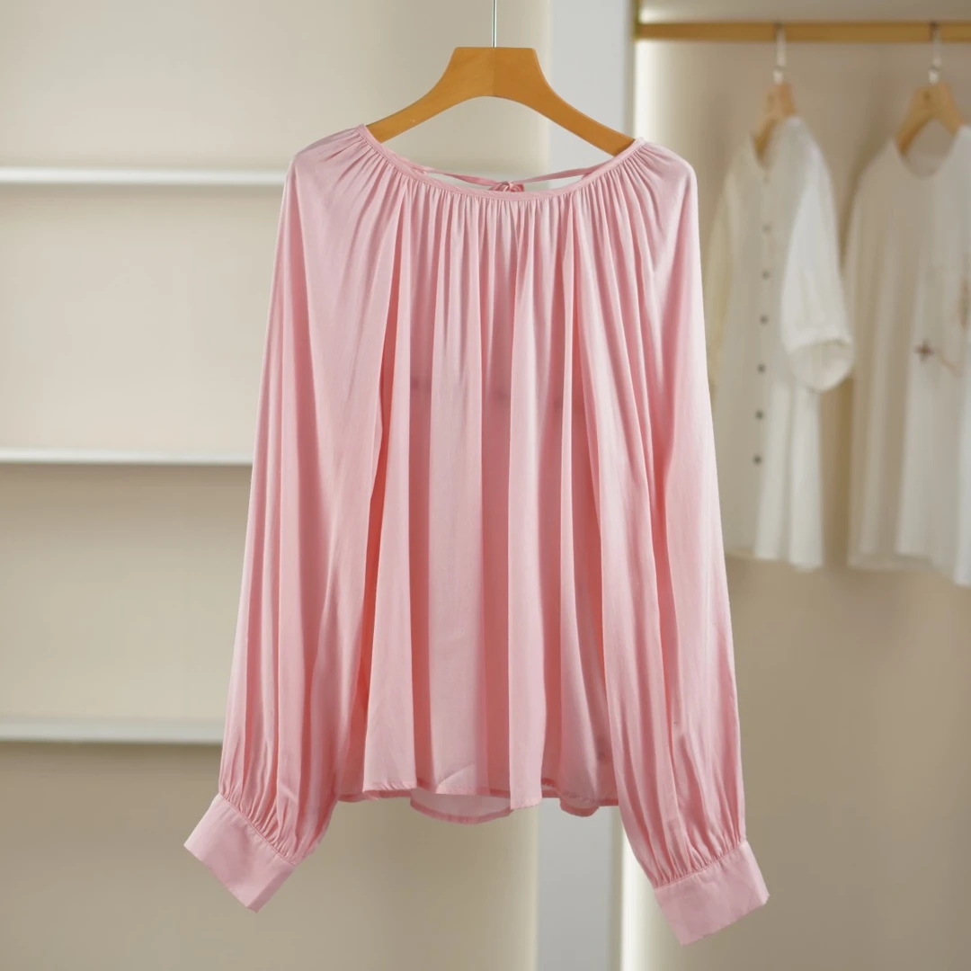 麦迪尚品【K】50428426简约时尚宽松衬衫春季女装品牌专柜撤柜