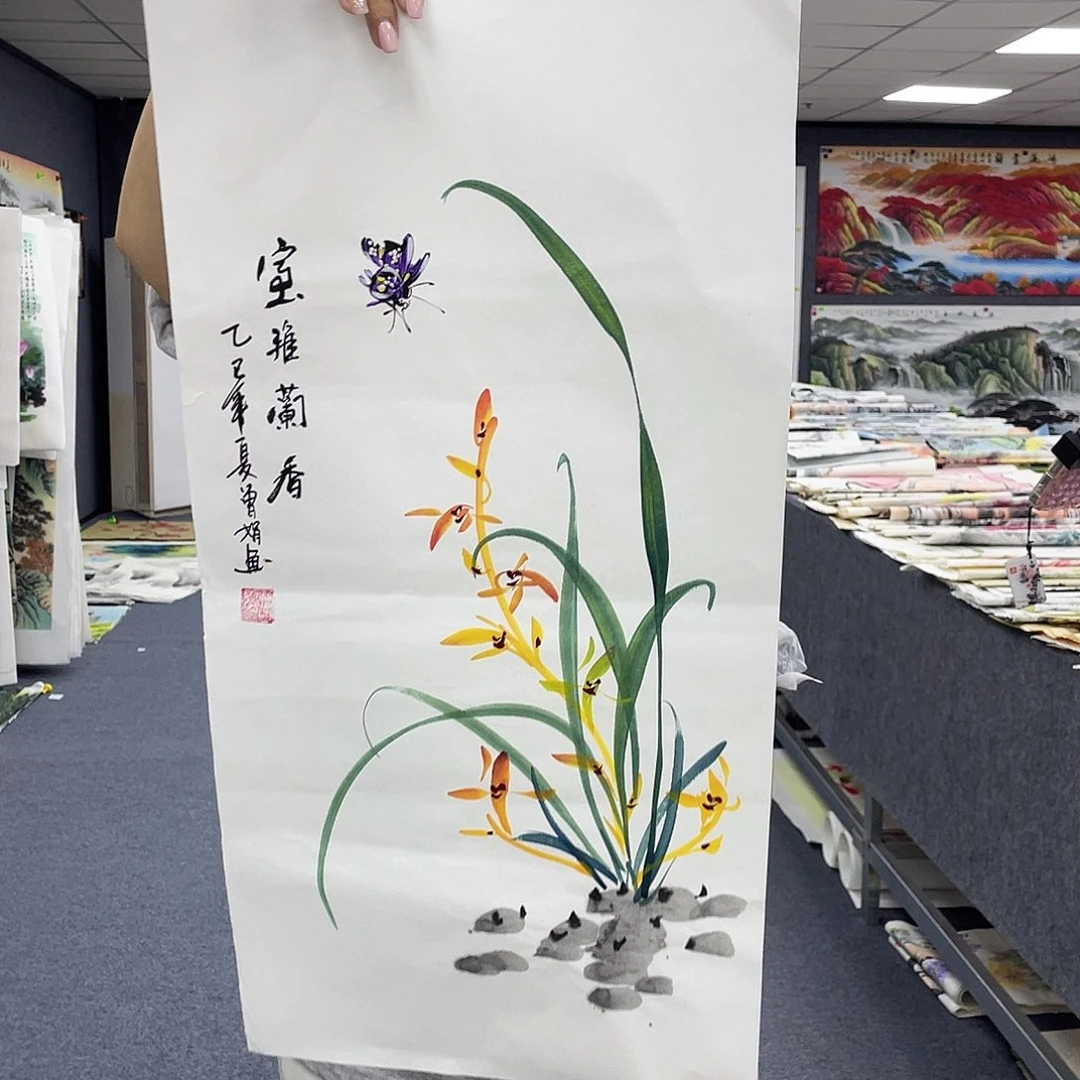 国画作品小姐姐放漏…