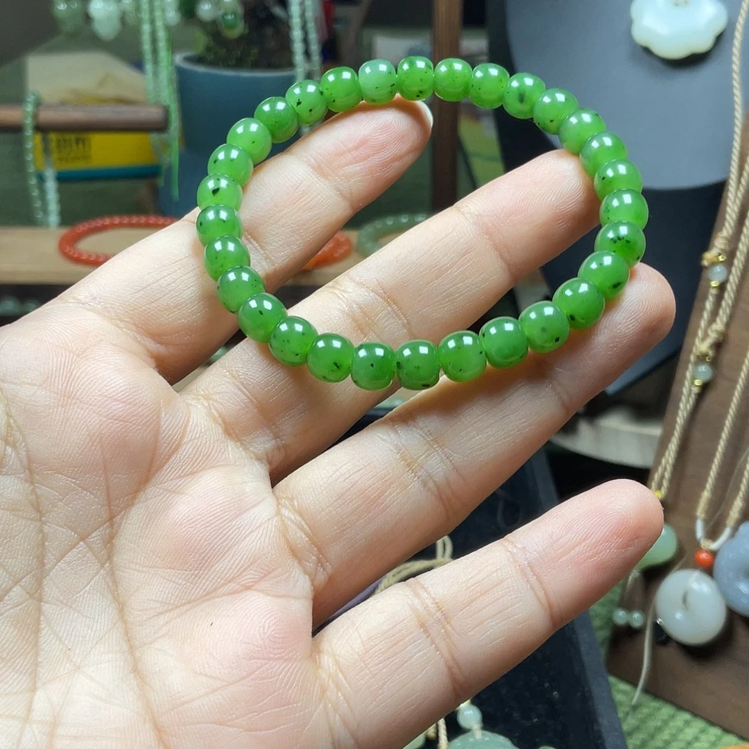 和田玉未镶嵌手串