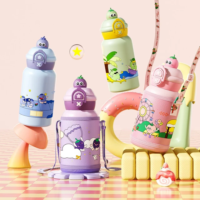 儿童保温杯宝宝婴幼儿园学饮1到3岁吸管水杯上学专用外出女生水壶