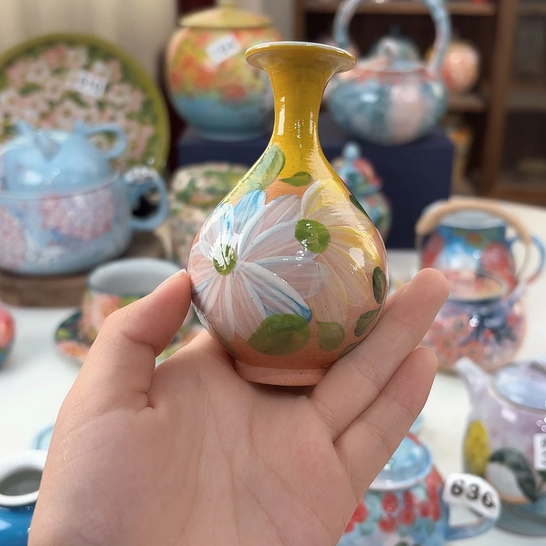 景德镇手绘高温釉下彩陶瓷茶具