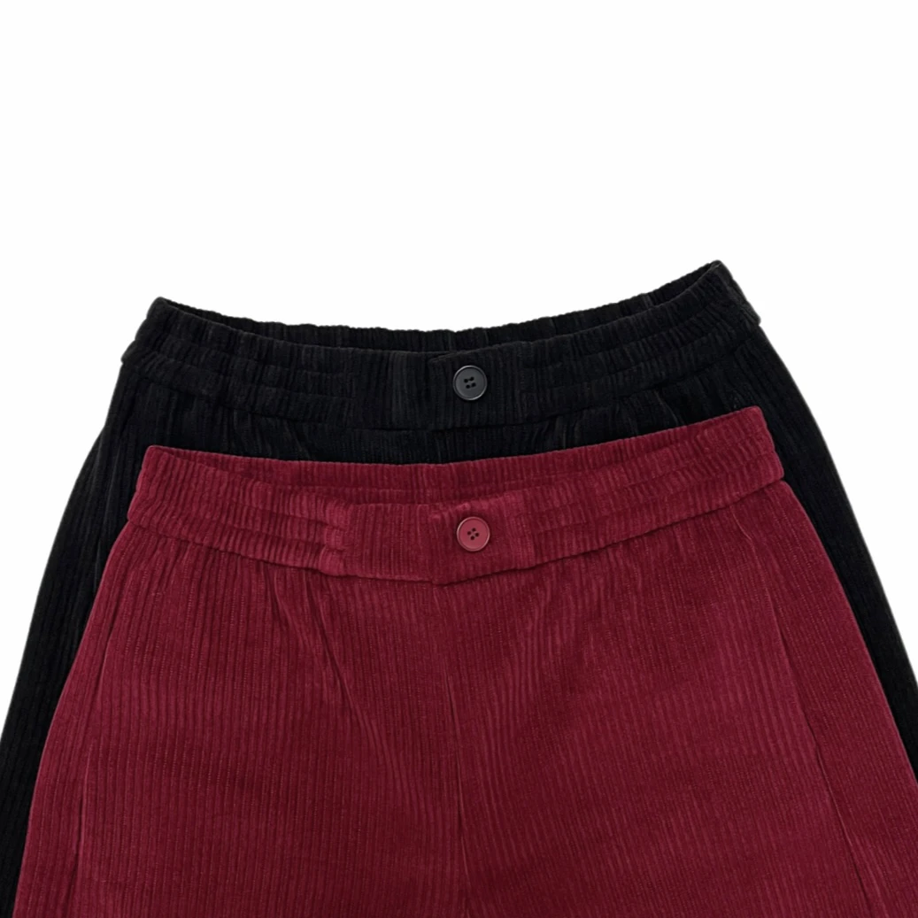 Loosen Up【氛围神裤】定染色系！复古灯芯绒软糯亲肤垂感宽松阔腿裤