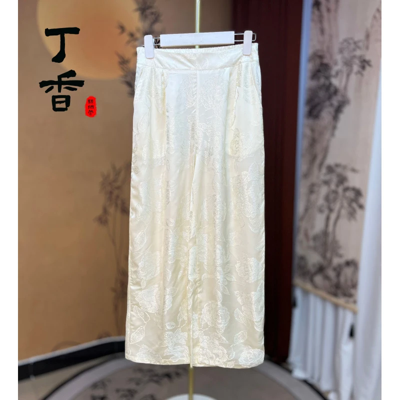 688高端时尚大码休闲宽松裤子