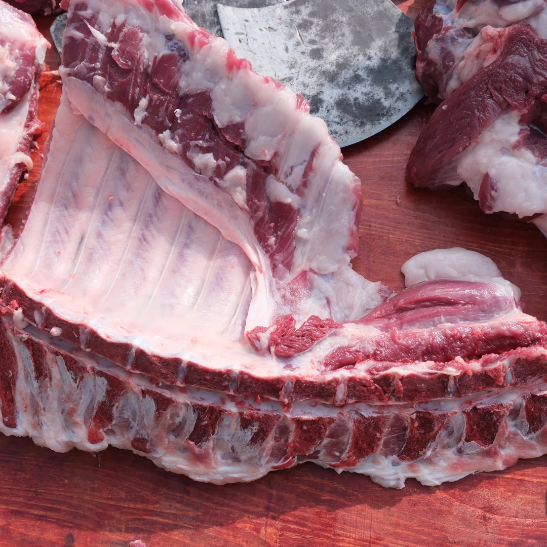 （8号链接排骨）恩施土家跑山土黑猪【排骨】顺丰包邮