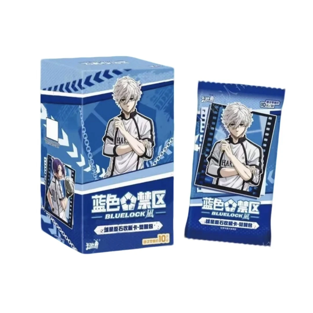 【拆盒】卡游-蓝色禁区：凪-球星原石收藏卡觉醒包盲盒代拆