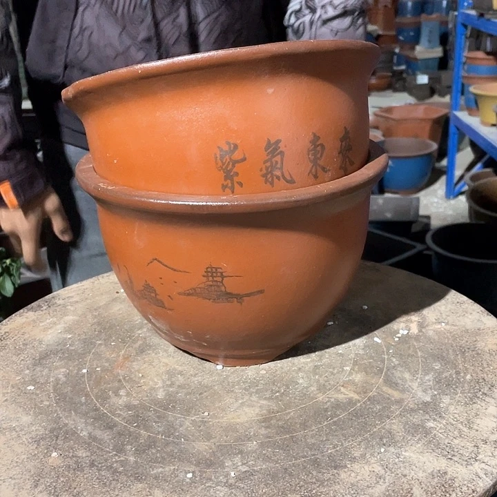 紫砂紫气东来25+25