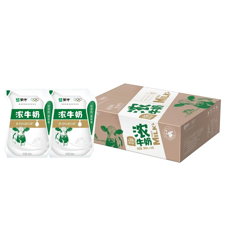 蒙牛爱克林浓牛奶200mL*16袋整箱营养早餐奶新老包装随机发货
