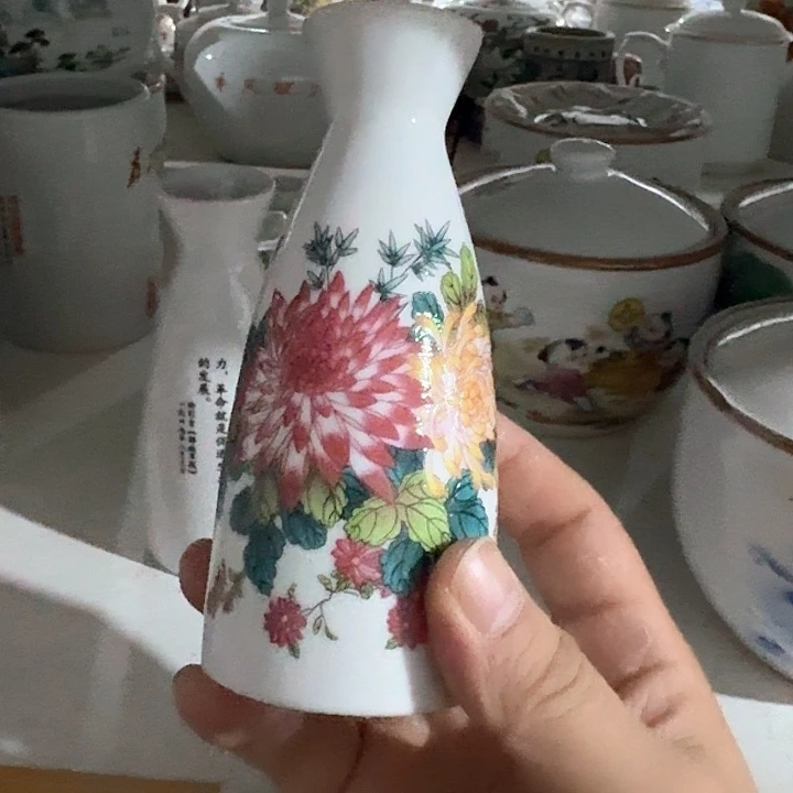 陶景德镇陶瓷摆件处理清楚后