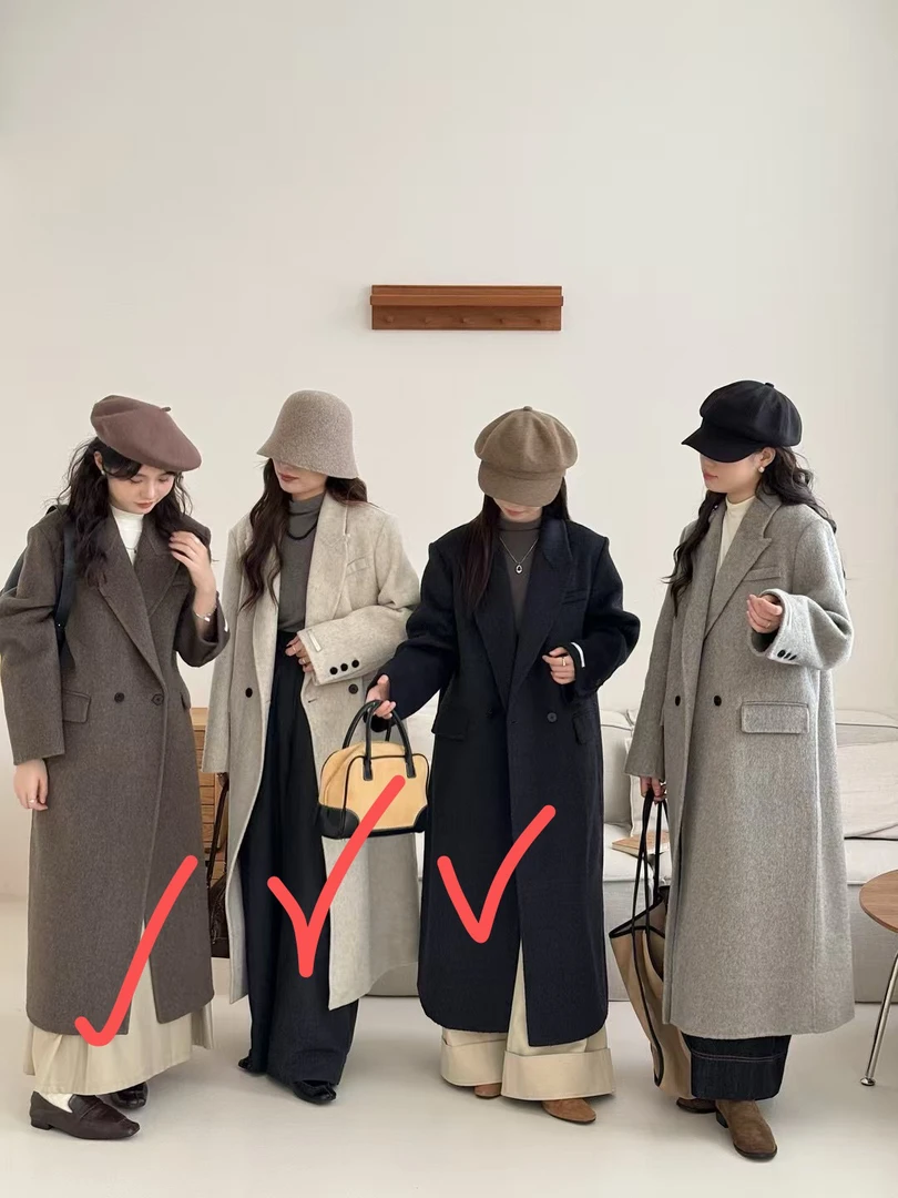 兰卡家百搭长款大衣