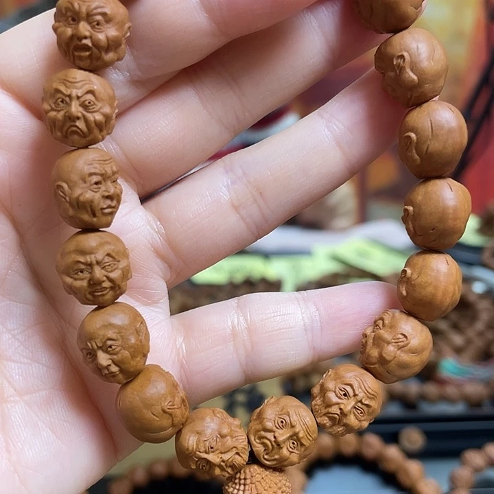 手串/手链橄榄核龙纹桃核