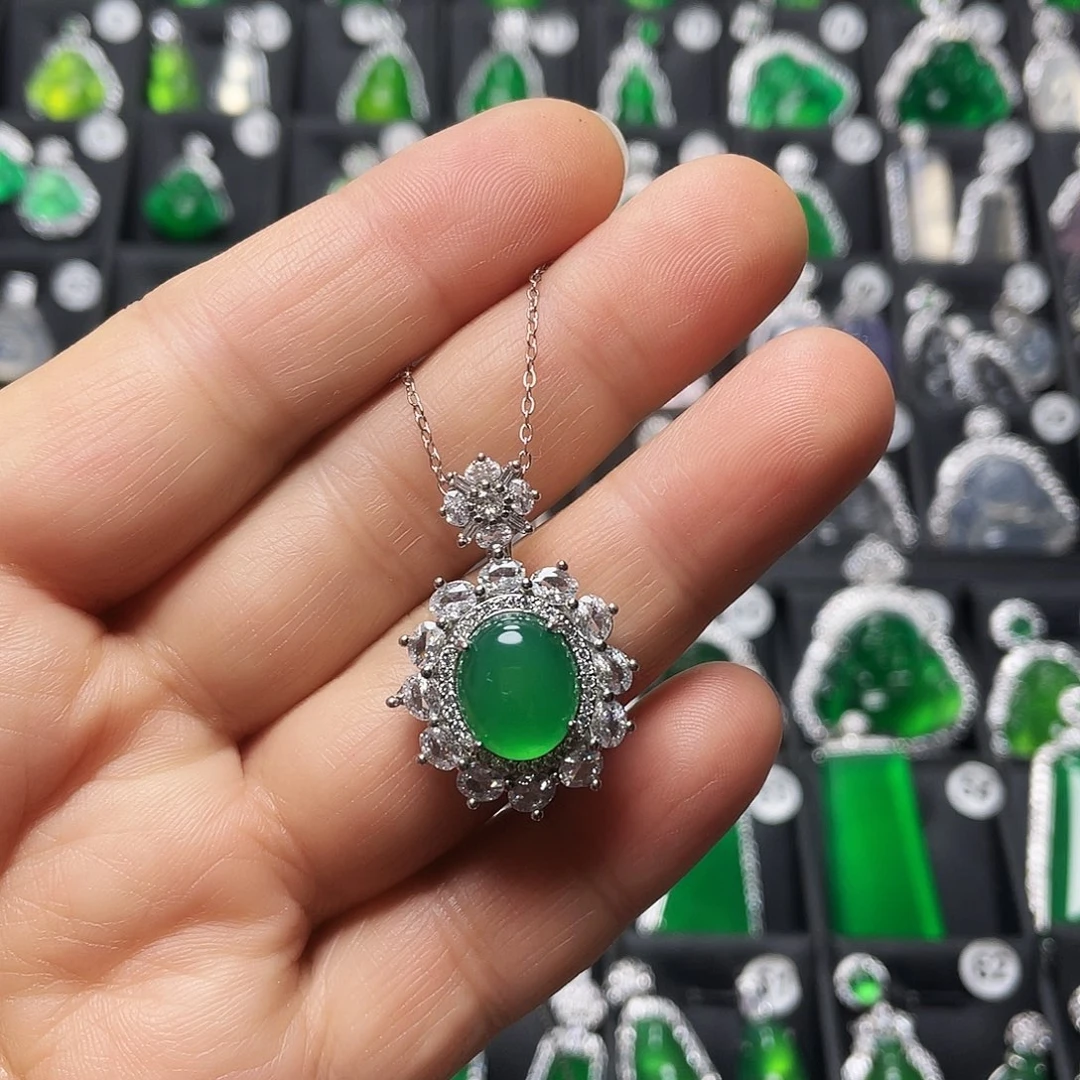 玛瑙/玉髓合金颈饰