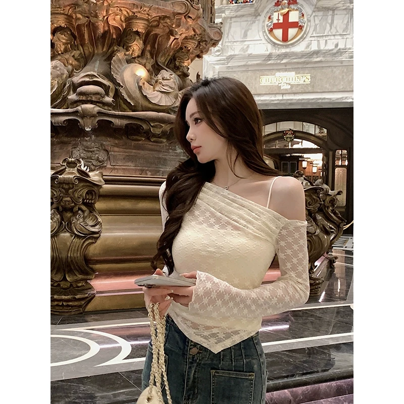 【QIUROUYAO邱肉瑶】纯情基调*浪漫梦幻肌理感蕾丝内搭吊带